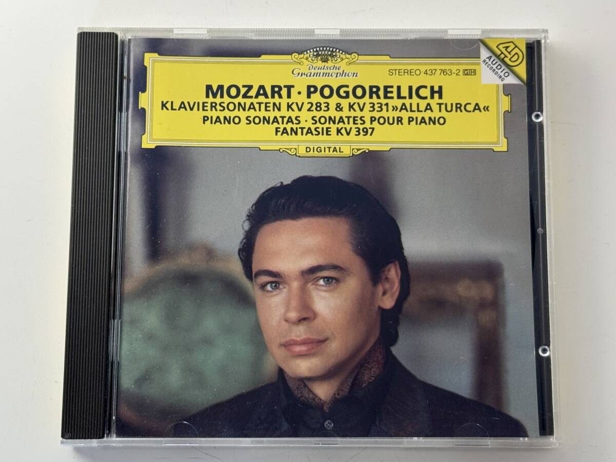 モーツァルト MOZART ピアノソナタ 幻想曲 ニ短調 KV397, 第5番ト長調 KV283, 第11番イ長調 KV331 ポゴレリチ 輸入盤 超美品