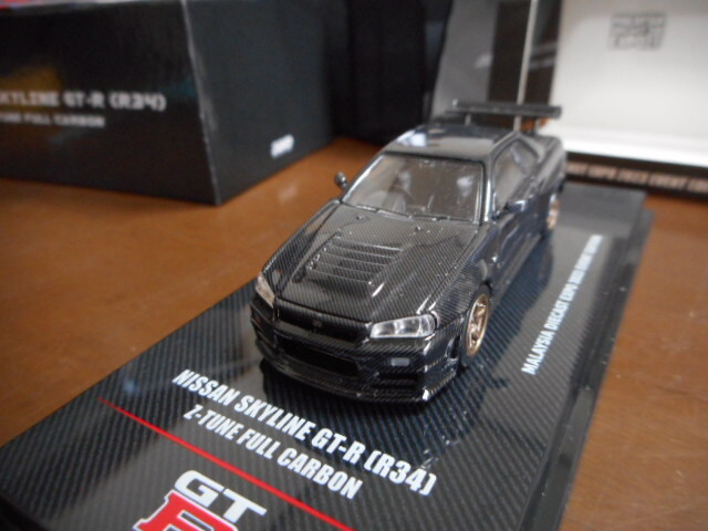 ★★1/64 イノ64 Inno64 スカイライン GT-R R34 Zチューン フルカーボン マレーシア Expo23 Skyline Z-tune Full Carbon Malaysia★★