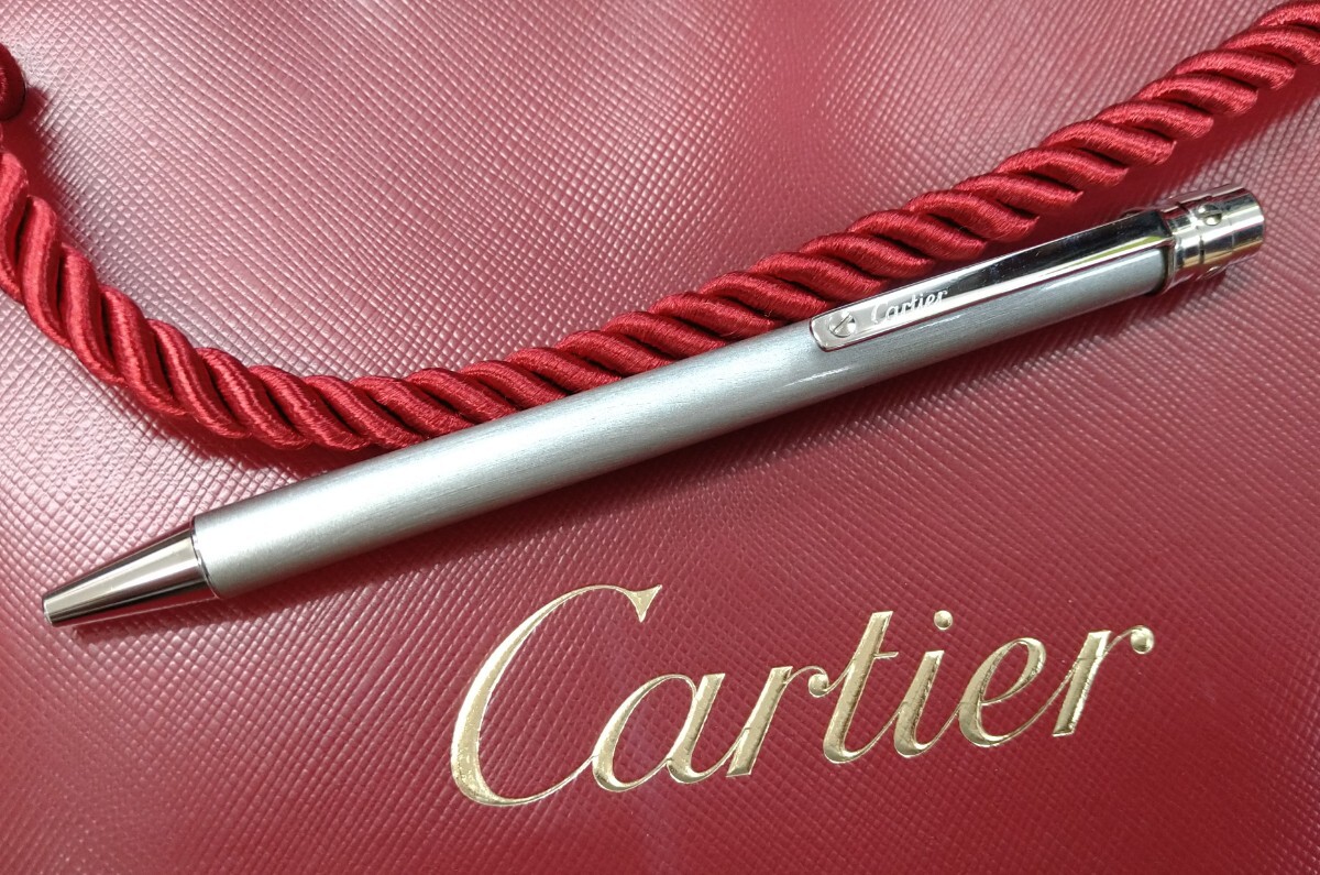 Cartier Santos Ballpoint Pen - Elegant Writing Instrument