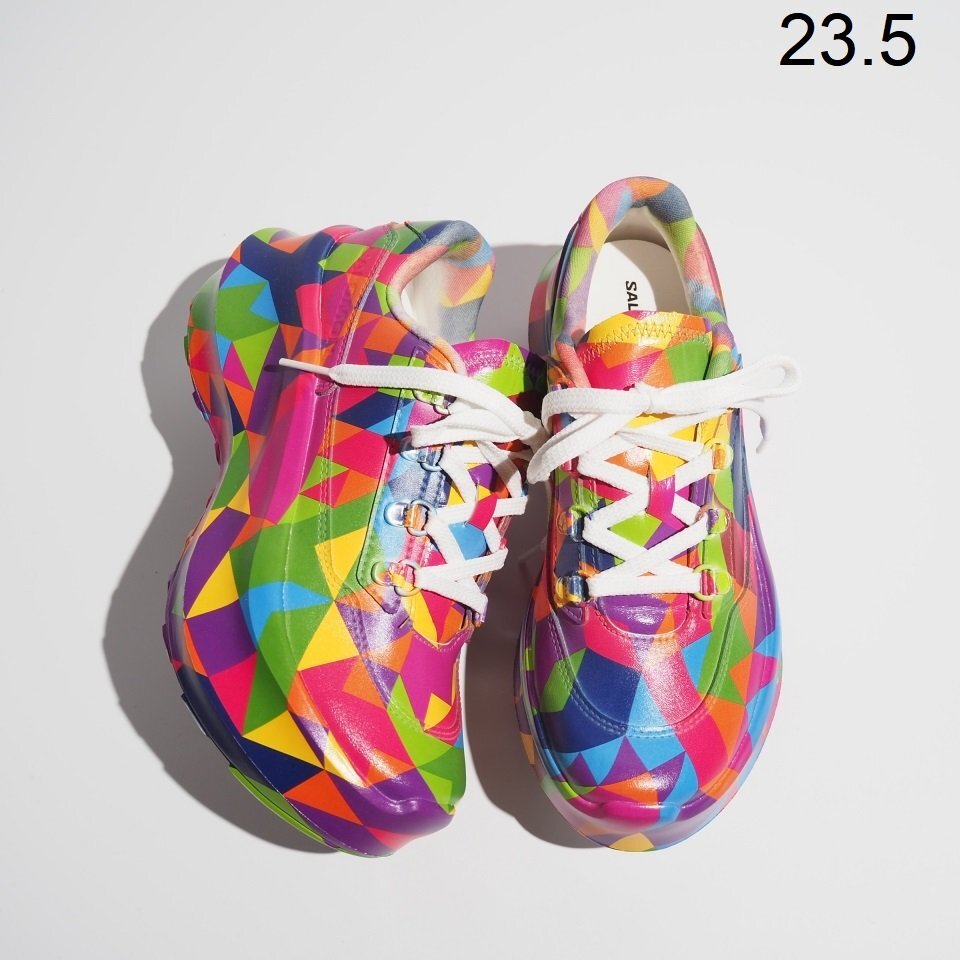 COMME des GARCONS x SALOMON Geometric Platform Sneakers - Size 23.5cm