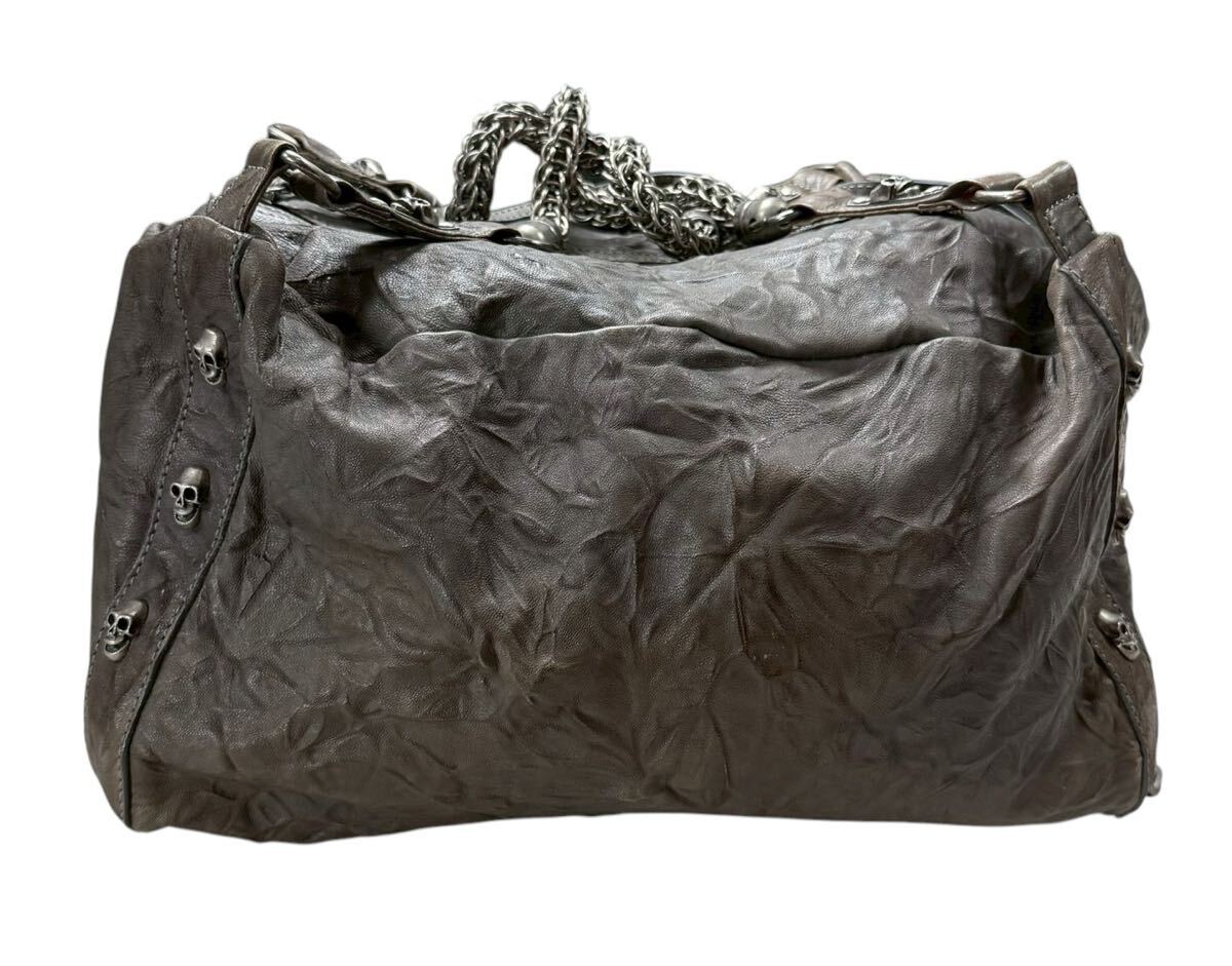 thomas wylde トーマスワイルド レザー　トートバッグ　スカル OneMall provides Yahoo Auction products: THOMAS WYLDE トーマス