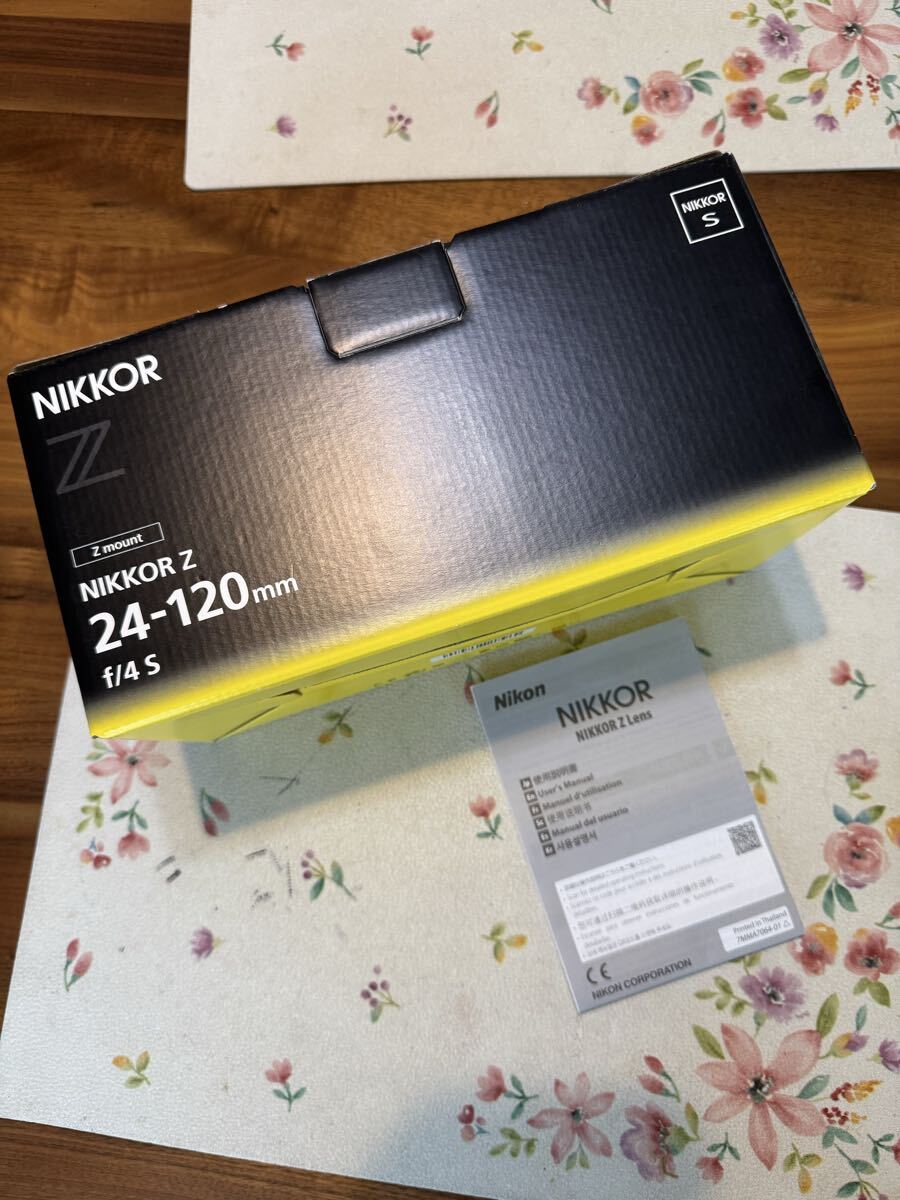 NIKKOR ニコン　Z 24-120mm f/4 S 元箱　マニュアル　、レンズ無し