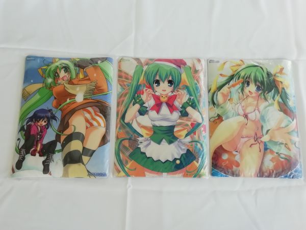 メロンブックス マウスパッド~めろんちゃん 3種セット☆あかざわRED/フミオ/和泉つばす☆コミケ(C71/C75/C76) カタログ購入特典 非売品